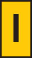 561-01094-wic1-i-pa66-ye HellermannTyton WIC Snap On Cable Markers, Yellow, Pre-printed "I", 2 → 2.8mm Cable, for Cables and Wires,