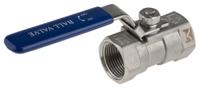 499-2802 RS PRO Stainless Steel Reduced Bore, 2 Way, Ball Valve, Threaded, BSPP 3/4in, 68bar Operating Pressure