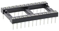 110-87-624-41-001101 Preci-Dip 2.54mm Pitch Vertical 24 Way, Through Hole Turned Pin Open Frame IC Dip Socket, 1A