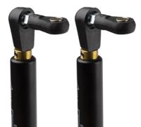 ssv6050500002 Camloc Steel Gas Strut, with Ball & Socket Joint, 250.0mm Extended Length, 100.0mm Stroke Length