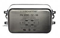 fn2090-12-06 Schaffner, FN2090 12A 250 V ac/dc 0 → 400Hz, Flange Mount EMI Filter, Fast-On, Single Phase