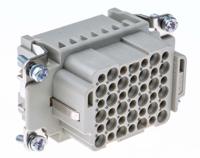 09160423101 HARTING Heavy Duty Power Connector Insert, 10A, Female, Han DD Series, 42 Contacts