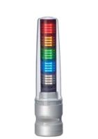 ls7-502sfbwh-rygbc Patlite LS7 Series Clear Buzzer Signal Tower, 5 Lights, 24 V dc, Direct Mount