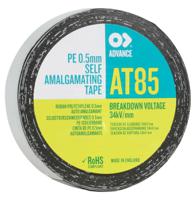 227-3014 Advance Tapes AT85 Black Self Amalgamating Tape 50mm x 10m