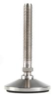 a087001 Nu-Tech Engineering M12 Stainless Steel Adjustable Foot, 750kg Static Load Capacity 10° Tilt Angle