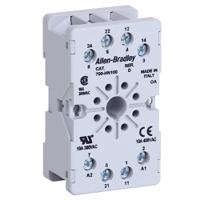 700-hn100 Allen Bradley 700-HN 8 Pin 300V DIN Rail, Panel Mount Relay Socket, for use with 700-HTA1A, 700-HTA3A Relay