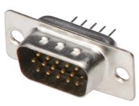 a-hds-15-ppz ASSMANN WSW A-HDS 15 Way Through Hole D-sub Connector Plug