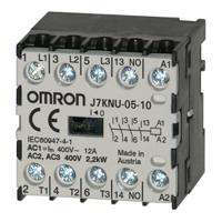 j7knu-05-10-24d Omron J7KNU Series Contactor, 24 V Coil, 3-Pole, 12 A, 2.2 kW, 1NO