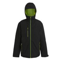tra253-w0b-70 Regatta Professional TRA253 Black/Lime Jacket, L