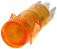 c287000nai Arcolectric (Bulgin) Ltd 2870 Series Orange Neon Panel Mount Indicator, 230V ac, 12.7mm Mounting Hole Size, Solder Tab