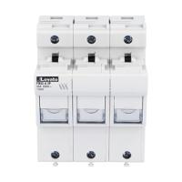 fb02a3p Lovato 50A Fuse Holder for 14 x 51mm Fuse, 3P, 690V ac