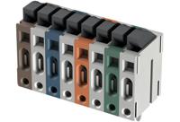 14030814302201 HARTING har-flexicon Series PCB Terminal Block, 8-Contact, 3.5mm Pitch, Wave Soldering, 1-Row, IDC Termination