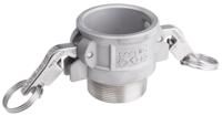 768-2208 RS PRO Plastic Pipe Fitting, Straight Coupler, Female Compression 50mm x Male G 2in