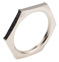 52103360 Lapp Silver Nickel Plated Brass Cable Gland Locknut, M50 Thread