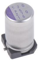 16svpg270m Panasonic 270μF Surface Mount Polymer Capacitor, 16V dc