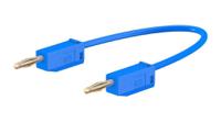 280039-04523 Staubli Test lead, 10A, 30 → 60V, Blue, 45cm Lead Length