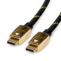 11045920-20 Roline Male DisplayPort to Male DisplayPort Cable, 1m