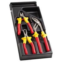 modvea0 Facom 3-Piece Plier Set, Angled, Straight Tip, VDE/1000V