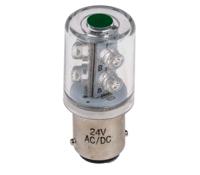 209-333 RS PRO Green, BA15d 24 V ac/dc