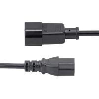 pxt1001m StarTech.com Straight IEC C13 Socket to Straight IEC C14 Plug Power Cord, 1m