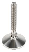 a087001 Nu-Tech Engineering M12 Stainless Steel Adjustable Foot, 750kg Static Load Capacity 10° Tilt Angle