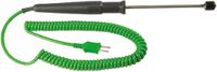 712-8896 RS PRO K Immersion, Surface Temperature Probe, 110mm Length, 10mm Diameter, +250 °C Max, With SYS Calibration
