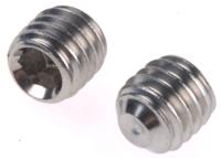 187-0771 Plain Stainless Steel Hex Socket Set M6 x 6mm Grub Screw