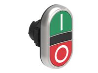 lpcb7123 Lovato LPCBL71 Series Green, Red Momentary Push Button, 22mm Cutout