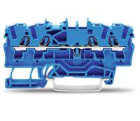 2002-1404 WAGO  TOPJOB S, 2002 Series Blue, 2.5mm², Single-Level, Push-In Cage Clamp Termination, ATEX, IECEx