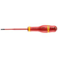 atp1x100tve Facom Phillips Insulated Screwdriver, PH1 Tip, 100 mm Blade, VDE/1000V, 210 mm Overall