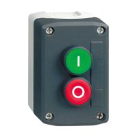 xald213 Schneider Electric Harmony XALD NC, NO Enclosed Push Button, IP66, IP67, IP69, IP69K 62mm Grey Polycarbonate 74mm +70°C