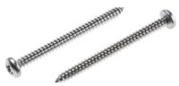 797-6140 RS PRO Plain Stainless Steel Pan Head Self Tapping Screw, N°8 x 2in Long 50mm Long