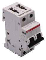 2cds272001r0255-s202m-b25 ABB System Pro M Compact S200M MCB, 2P, 25A Curve B, 440V AC, 125V DC, 10 kA Breaking Capacity