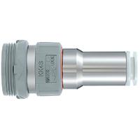 kk4s-08h SMC Stainless Steel Female Coupler Nipple, 1/8 in Female 10mm One Touch Fitting