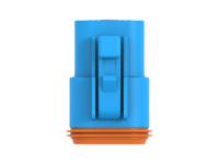 dt06-3s-te07 TE Connectivity, DT06-3S Automotive Connector Socket Blue Cable 3 Way, Cable Termination DT06-3S-TE07