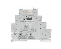 pir6w-1p-230vac Relpol PIR6W Series Interface Relay, DIN Rail Mount, 230V ac Coil, SPDT, 1-Pole, 6A Load