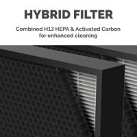 9544501 Fellowes Standard Filter Air Purifier, 25m², 28 dB, 32 dB, 40 dB, 49 dB, 55 dB