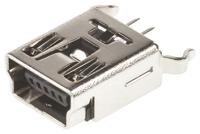 651005136421 Wurth Elektronik Straight, Through Hole, Socket Type B USB Connector