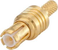 29s111-102l5 Rosenberger, Plug Cable Mount MCX Connector, 50Ω, Crimp Termination, Straight Body