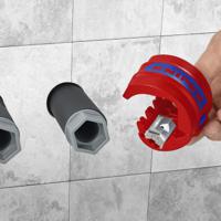 90-22-10-bk Knipex BiX® Pipe Cutter 16 → 50 mm, Cuts Plastic