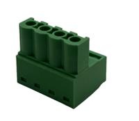 hrfe-04005v Conex-It, 5.08mm Pitch, HRFE, 4 Way, Right Angle, Pluggable Terminal Block, Plug, Cable Mount, Screw Termination,