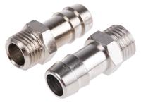 0931-10-13 Legris LF3000 Series Straight Threaded Adaptor, G 1/4 Male to Push In 12 mm, Threaded-to-Tube Connection Style