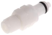 pmcd2402bspt Colder Products Hose Connector, Straight Threaded Coupling, BSPT 1/8in, 8.3 bar