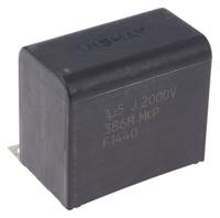 mkp386m515200yt4 Vishay MKP386M Polypropylene Film Capacitor, 2kV dc, ±5%, 1.5μF, Screw Mount