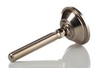 a070001 Nu-Tech Engineering M12 Steel Adjustable Foot, 450kg Static Load Capacity 10° Tilt Angle