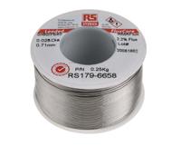 179-6658 RS PRO Wire, 0.7mm Lead solder, 183°C Melting Point