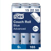 152250 Tork Couch Roll Rolled Blue Paper Towel, 56.1 m x 480mm, 2-Ply, 165 Sheets