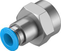 qsf-38-8-b-50 Festo Straight Threaded Adaptor, R 3/8 Male to Push In 8 mm, Threaded-to-Tube Connection Style, 130715