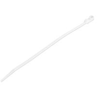 cbmzts10n8 StarTech.com Cable Tie, Cable Ties With Mounting Hole, 219mm x 2.5 mm, White Nylon, Pk-100