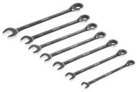 487-163 RS PRO 7-Piece Spanner Set, 8 → 18 mm, Chrome Vanadium Steel